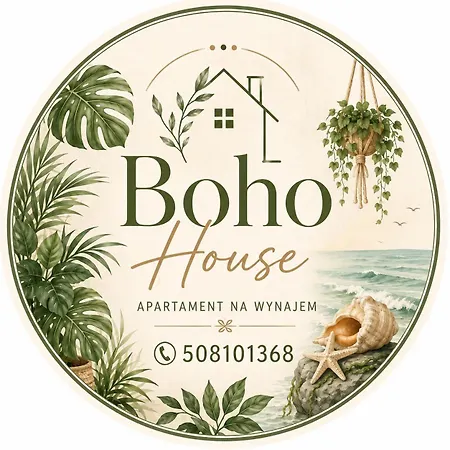 Apartament Boho House Klimatyczne Mieszkanie Z Ogródkiem W Pobliżu Plaży